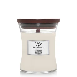 ohgreen Geuren|Woodwick Geurkaars white teak medium