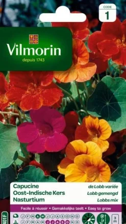 ohgreen Zaden|Ecocheques|Zaden oost-indische kers lobb gemengd 5g