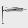 ohgreen Parasol|Zweefparasol Fuga zwart-licht grijs
