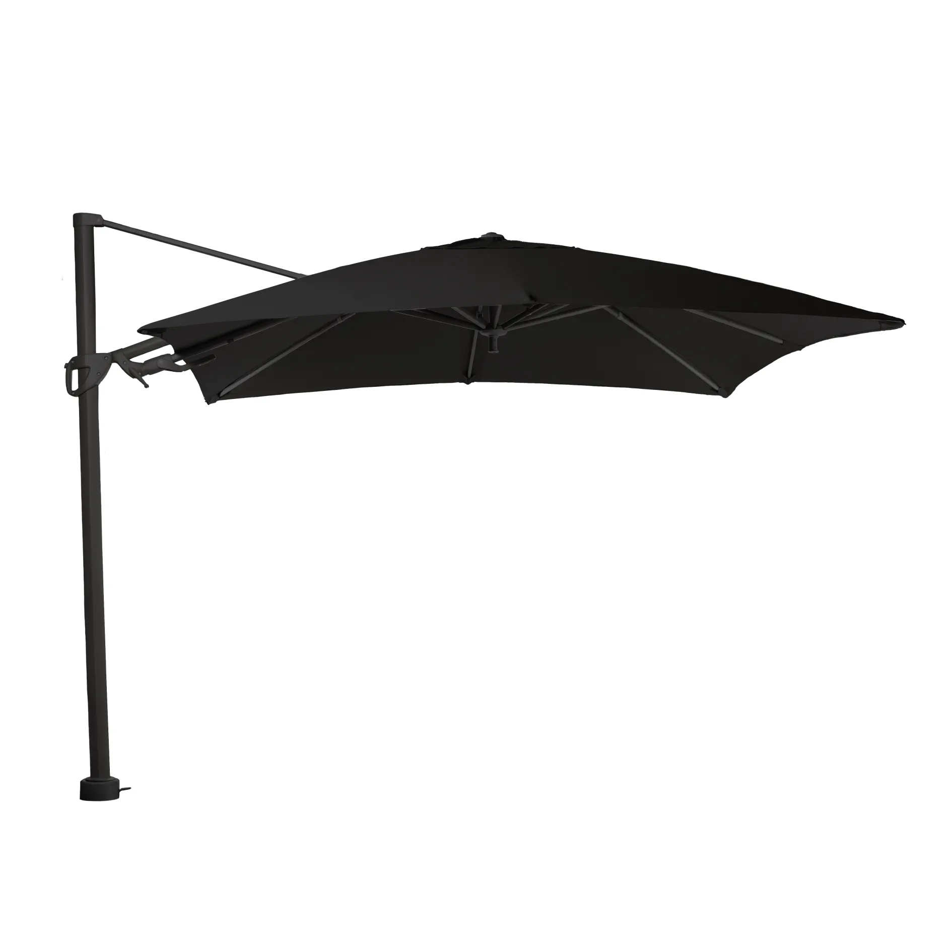 ohgreen Parasol|Zweefparasol Fuga zwart-zwart