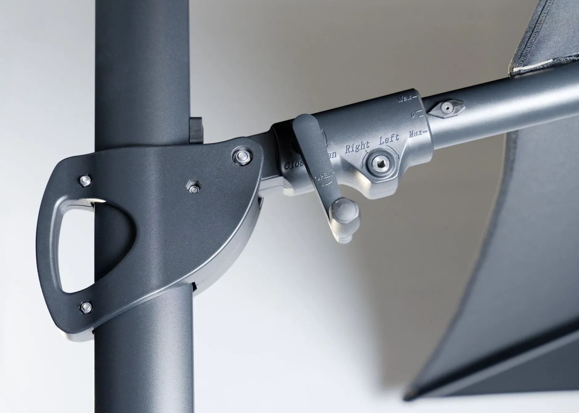 ohgreen Parasol|Zweefparasol Monterey antraciet-grijs