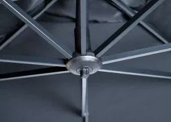 ohgreen Parasol|Zweefparasol Monterey zwart-zwart