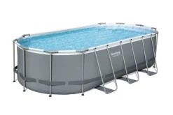 ohgreen Zwemmen|Zwembad Power Steel oval pool set